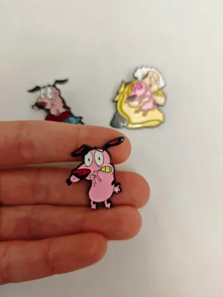 Spille/pin Leone il Cane Fifone – Set da Collezion