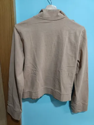 Chaqueta Zara Beige Cremallera