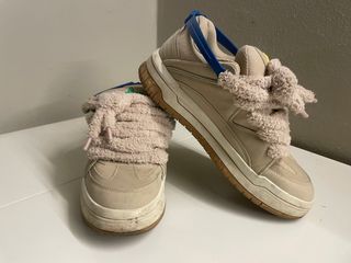 Bershka Sneakers Uomo Tg 45 Beige/Rosa