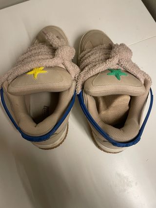 Bershka Sneakers Uomo Tg 45 Beige/Rosa