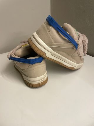 Bershka Sneakers Uomo Tg 45 Beige/Rosa