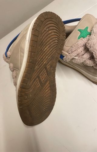 Bershka Sneakers Uomo Tg 45 Beige/Rosa