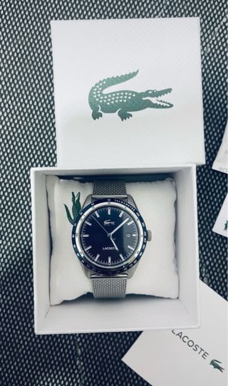 Reloj Lacoste Hombre Original Azul/Plata