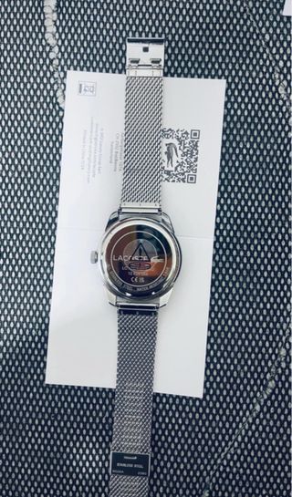 Reloj Lacoste Hombre Original Azul/Plata