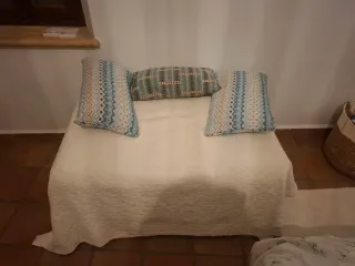 Sofá cama tela multicolor