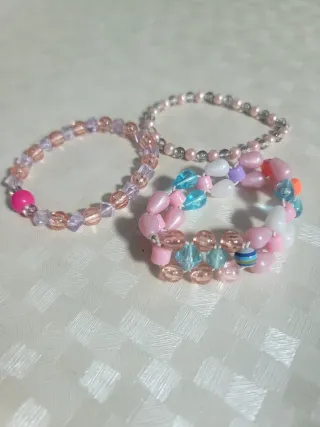 Juego 3 pulseras para niñas
