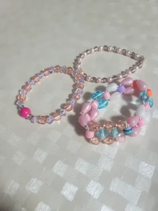 Juego 3 pulseras para niñas