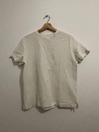 Camiseta blanca de tela