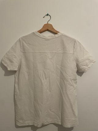 Camiseta blanca de tela