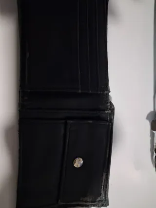 Billetera Avengers Negra y Plateada