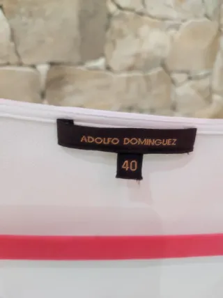 Camisa Adolfo Dominguez Blanca Talla 40