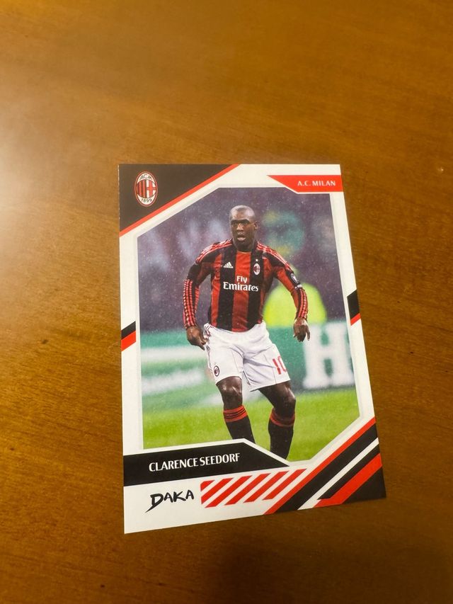 Card Daka Clarence Seedorf A.C. Milan