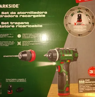 Set Atornilladora Parkside 12V