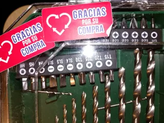 Set Atornilladora Parkside 12V