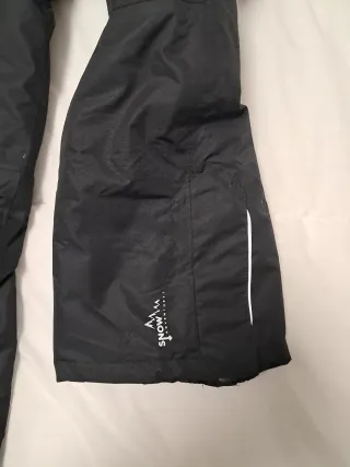 Pantalón de esquí infantil negro. Crivit.