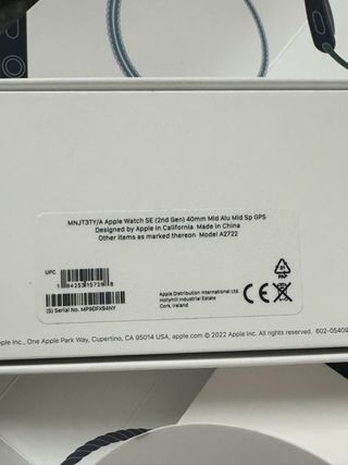 Apple Watch SE 2022 Negro/Gris Espacial