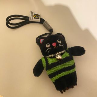 Portachiavi gatto peluche con maglioncino