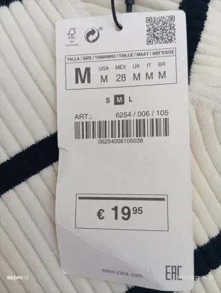 Top canalé espalda abierta rayas mujer Zara