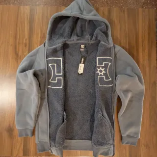 Sudadera DC Sherpa Gris Petróleo Talla S hombre