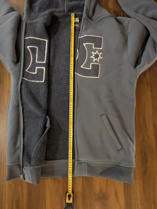 Sudadera DC Sherpa Gris Petróleo Talla S hombre
