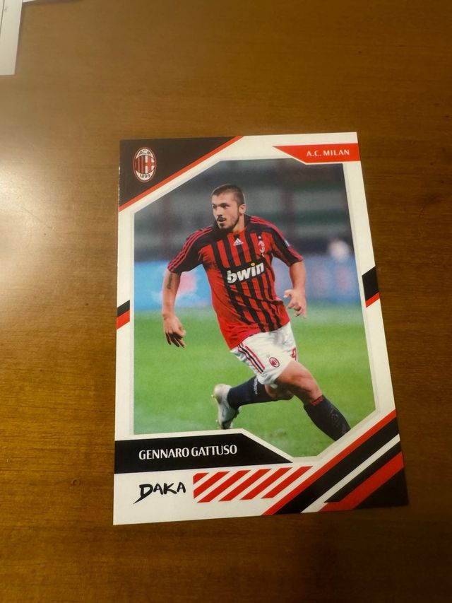 Card Gennaro Gattuso Daka Milan