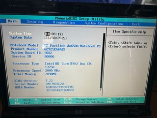 Notebook HP Pavilion DV6500 LEGGERE