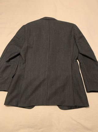 Americana de lana gris