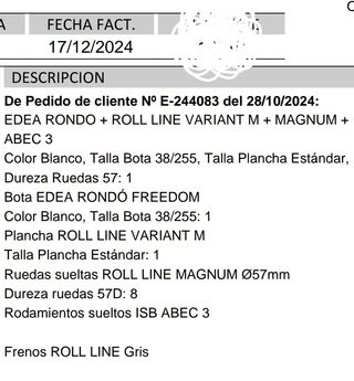 Patines Edea Rondó 255