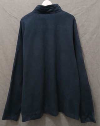 the north face pile zip size XXL blue