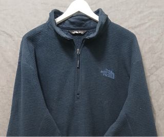the north face pile zip size XXL blue