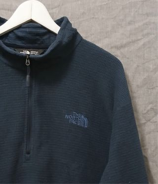 the north face pile zip size XXL blue