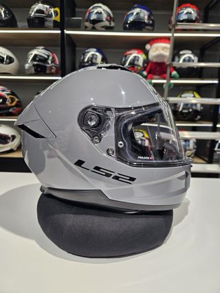Casco Moto Integral LS2 Stream II Gris mate. M.