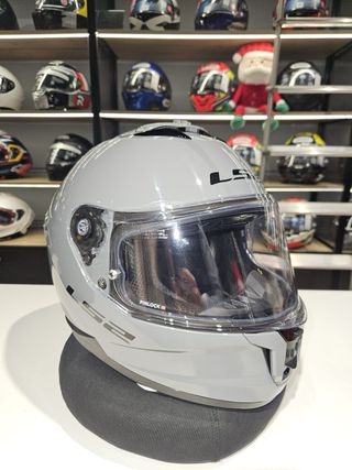 Casco Moto Integral LS2 Stream II Gris mate. M.