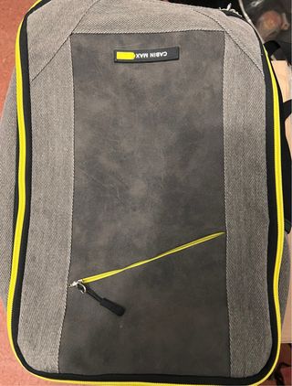 Mochila de cabina Cabin Max gris y amarilla