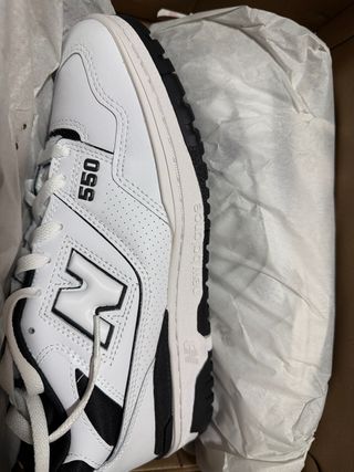 New Balance 550 Zapatillas Blancas y Negras