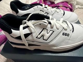 New Balance 550 Zapatillas Blancas y Negras