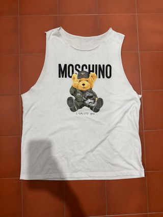 Camiseta Tirantes Oso Estampado Talla XL