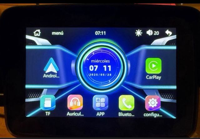 Schermo CarPlay/Android Auto Moto 5 IP67