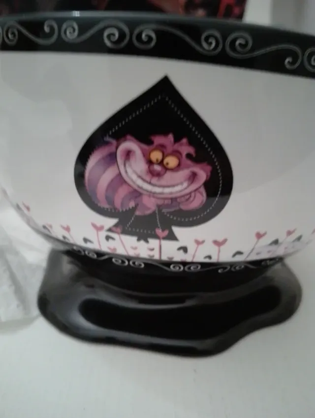 Tazón con diseño de Gato de Cheshire