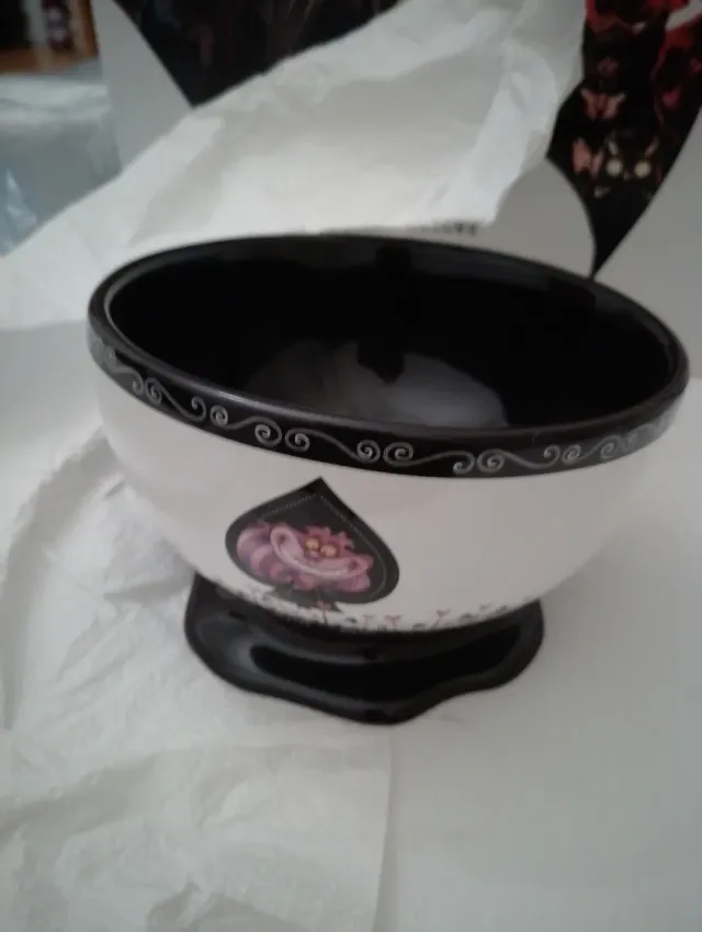 Tazón con diseño de Gato de Cheshire