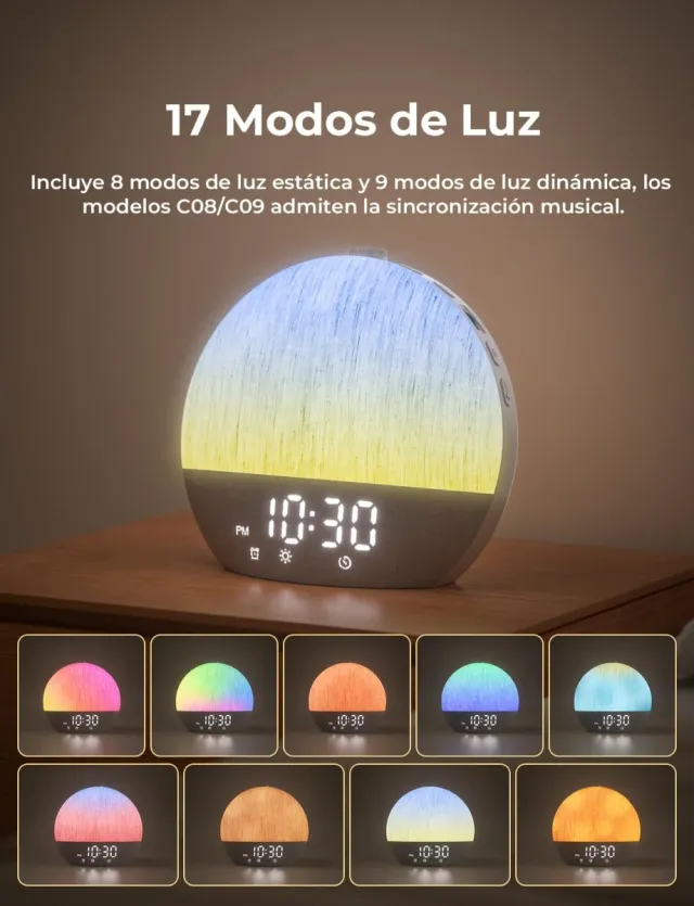 Despertador Liorque Amanecer Luz Natural