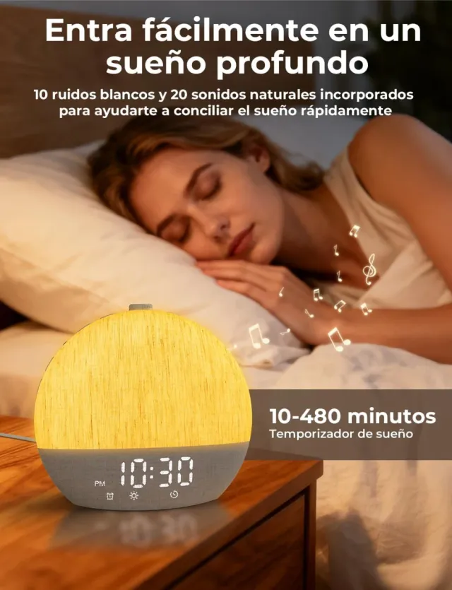 Despertador Liorque Amanecer Luz Natural