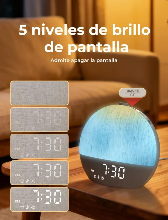 Despertador Liorque Amanecer Luz Natural