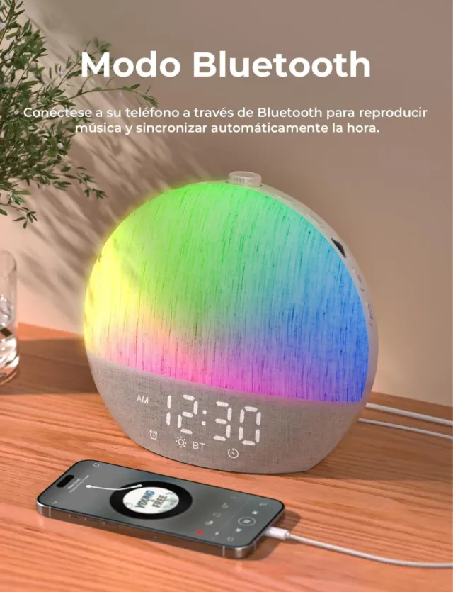 Despertador Liorque Amanecer Luz Natural