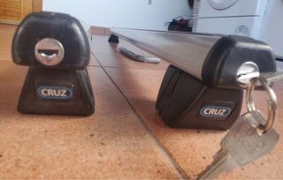 Barras de techo Cruz con cerradura