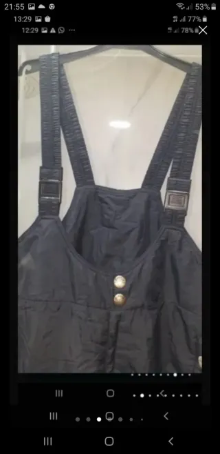 Pantalón de nieve negro + polar.talla L - XL.