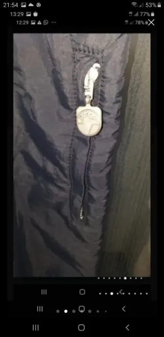 Pantalón de nieve negro + polar.talla L - XL.