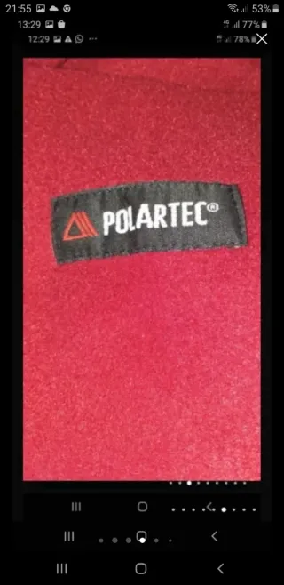 Pantalón de nieve negro + polar.talla L - XL.
