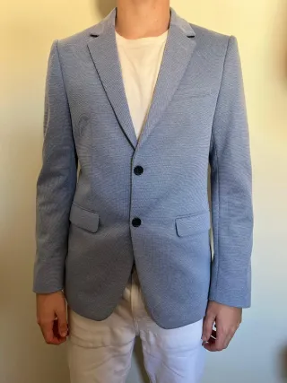 Americana JVZ azul claro talla M