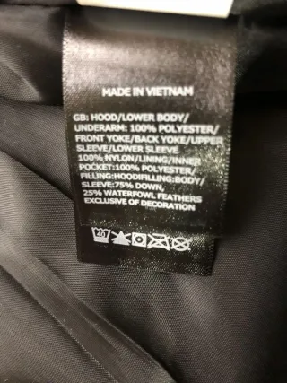 Giubbotto The North Face 700 nero